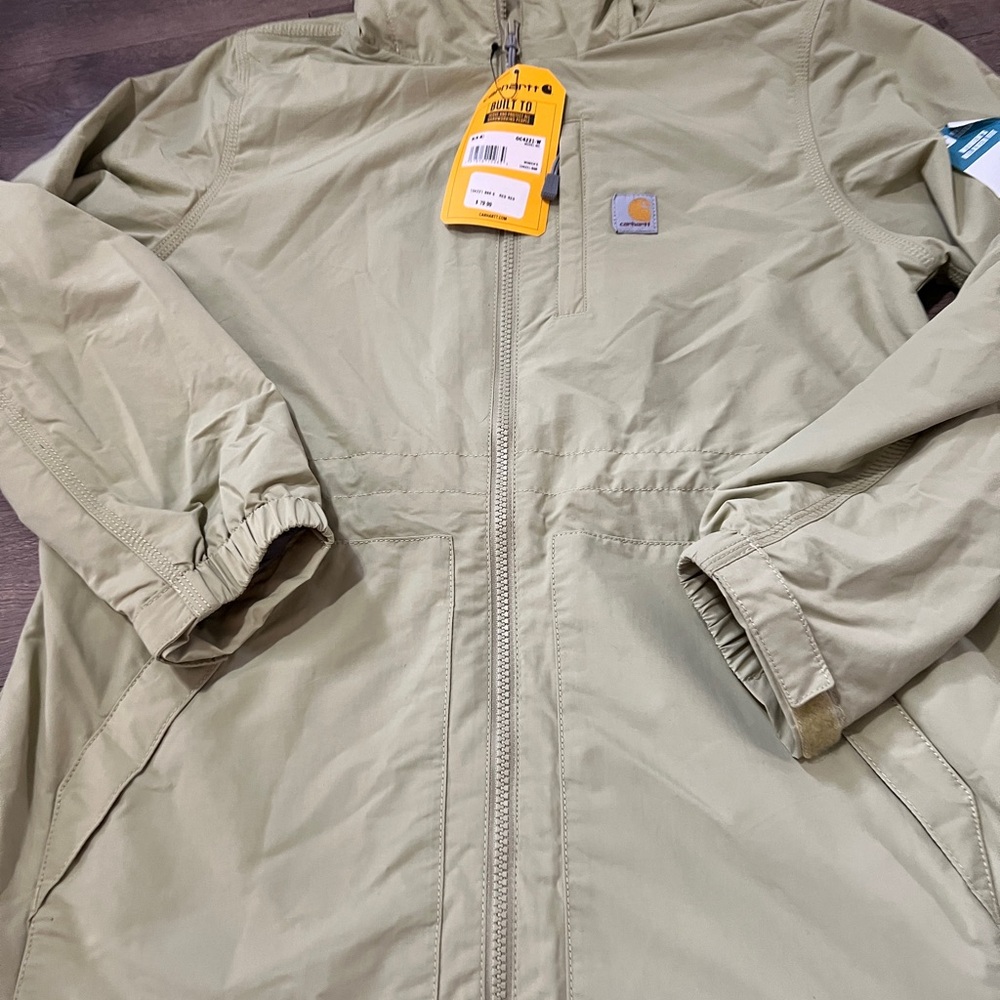 Carhartt Rain Defender Lightweight Coat Size Small (4-6) New - Picture 4 of 5